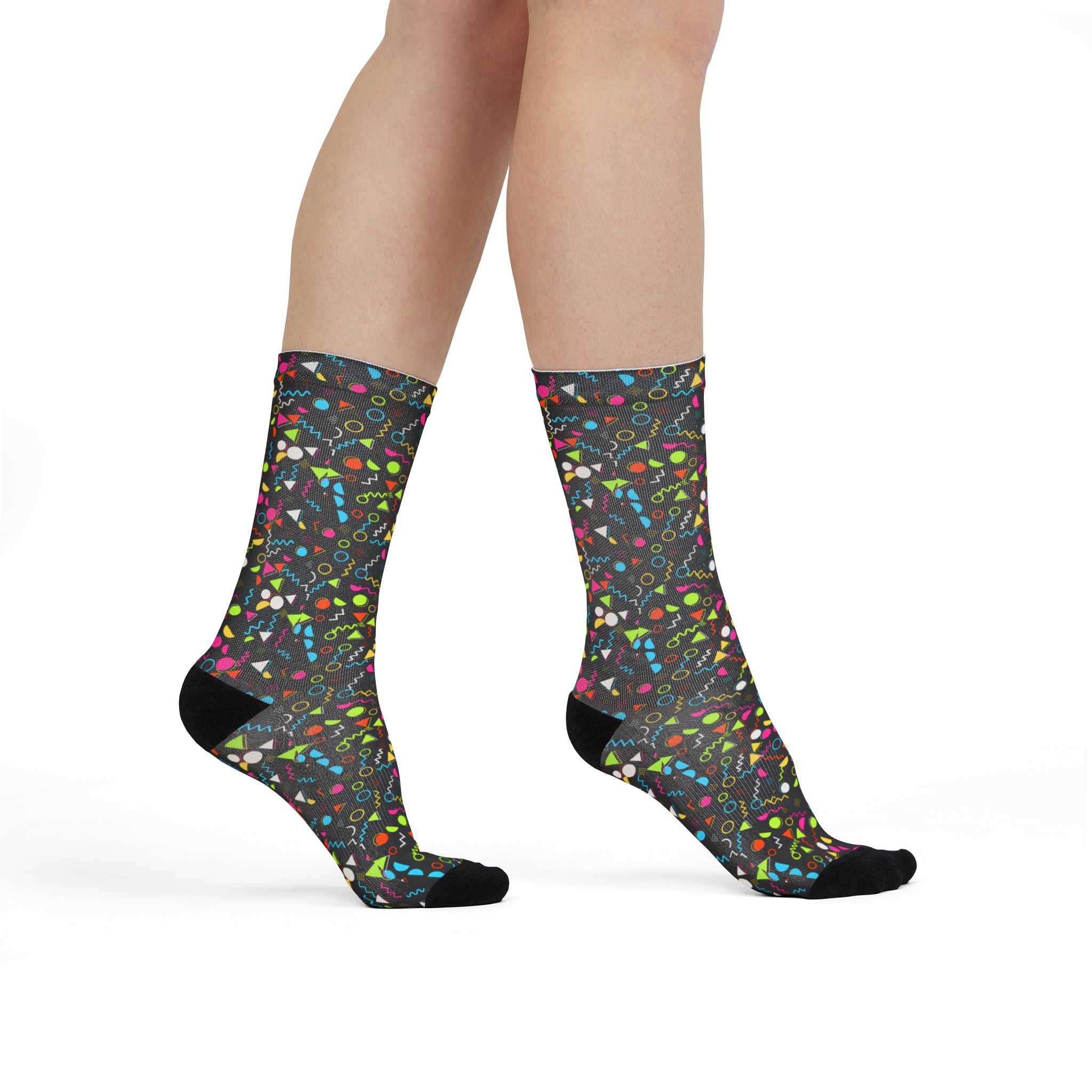 Neon Memphis Crew Socks - Image 3