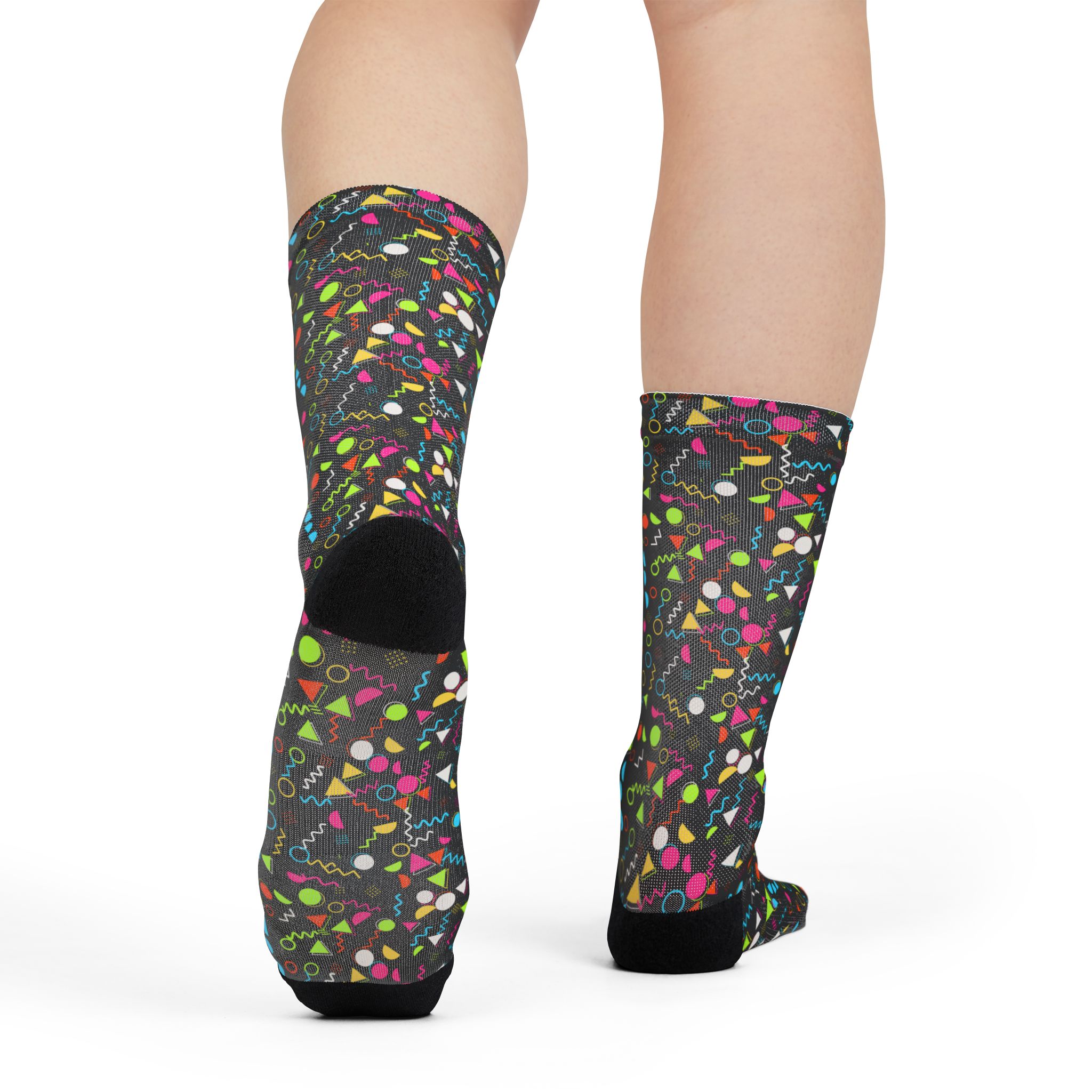 Neon Memphis Crew Socks - Image 4