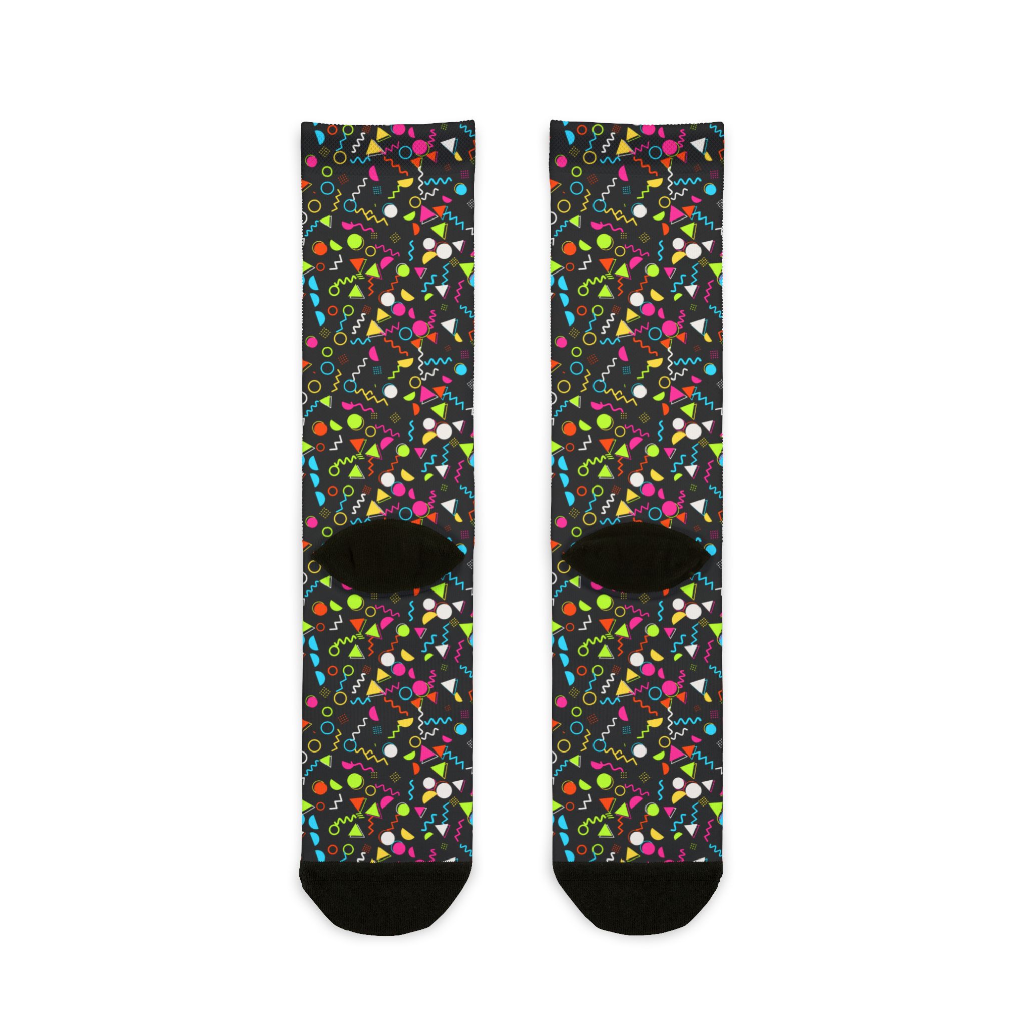 Neon Memphis Crew Socks - Image 2