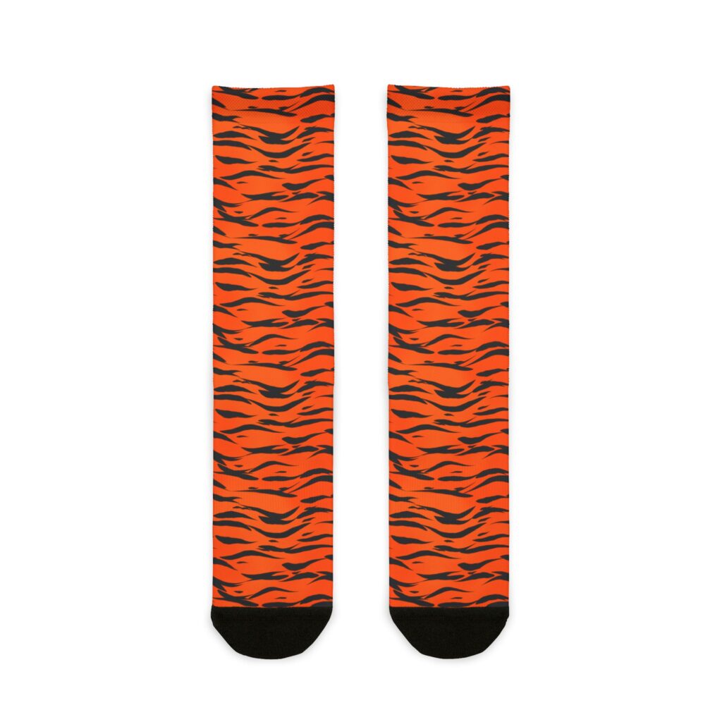Tiger Stripes Crew Socks