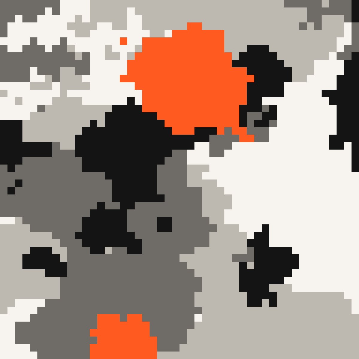 Digital Camo Prosthetic Leg Cover, close-up of the print