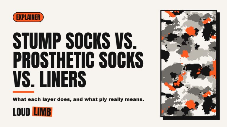 Stump Socks vs. Prosthetic Socks vs. Liners: What's the Difference?